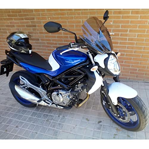 【交渉中】グラディウス400ABS 2011年式 白青 検22/1 フェンダーレス 社外シート WR'S管 風防 ETC グリヒ 50L箱 付 スズキ グラディウス 400 ABS リヤキャリヤ・エンジンガード付・2016